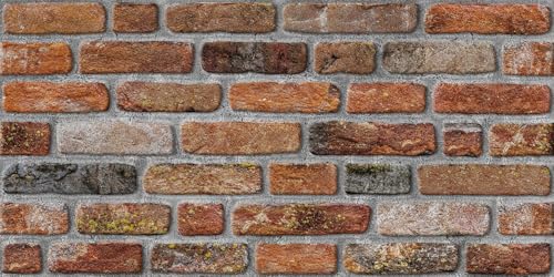 Wandverkleidung Steinoptik | 100 x 50 cm | 3D Wandpaneele Backstein Barock Klinker Rot-Braun Mix | EPS Styropor Verblender | Für Innenbereich | B002 Wandverkleidung Steinoptik | 100 x 50 cm | 3D Wandpaneele Backstein Barock Klinker Rot-Braun Mix | EPS Styropor Verblender | Für Innenbereich | B002 von Isodeco