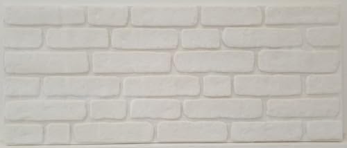 Wandverkleidung Steinoptik | 100 × 50 cm | 3D Wandpaneele Backstein Weiß Klinker | EPS Styropor Verblender | Für Innenbereich | Wärmedämmend & Schalldämmend | L1900 Wandverkleidung Steinoptik | 100 × 50 cm | 3D Wandpaneele Backstein Weiß Klinker | EPS Styropor Verblender | Für Innenbereich | Wärmedämmend & Schalldämmend | L1900 von Isodeco
