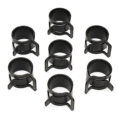 10 Stück 6 mm bis 20 mm zur Auswahl, Kraftstoff-Federklemme, Vakuum-Silikon-Schlauchschelle, Autos Federklemme, Heizöl, Wasser, Schlauch, Rohr, Rohrschelle, schwarz, 18 mm 10 Stück 6 mm bis 20 mm zur Auswahl, Kraftstoff-Federklemme, Vakuum-Silikon-Schlauchschelle, Autos Federklemme, Heizöl, Wasser, Schlauch, Rohr, Rohrschelle, schwarz, 18 mm von IsolaY