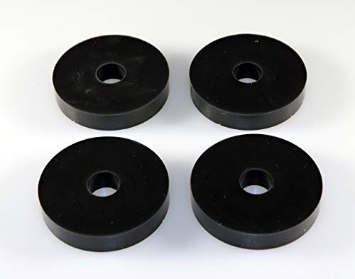 Isolate It! Sorbothane Premium Vibrations-Isolationsscheibe (5,1 cm Außendurchmesser x 1,3 cm Innendurchmesser x 1 cm Dicke, 30 Durometer (weich)) von Isolate It!
