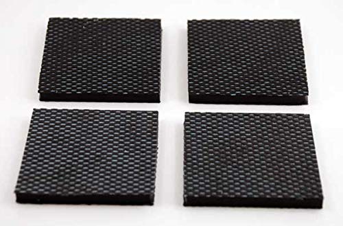 Isolieren ES: Sorbothane Matte vibrationsisolation schwere Pflicht quadratisch (6,3 x 6,3 cm X 1/10,2 cm Dick) 70 Duro – 4 Pack von Isolate It!