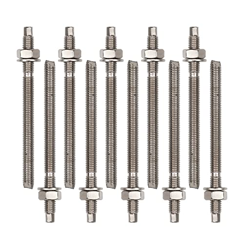 Isolbau Ankerstange aus A4 Stahl M12 x 160 mm - 10 Stück ETA Zulassung Gewindestange Verbundanker mit Mutter & Unterlegscheibe Schwerlast-Anker Schwerlast-dübel Isolbau Ankerstange aus A4 Stahl M12 x 160 mm - 10 Stück ETA Zulassung Gewindestange Verbundanker mit Mutter & Unterlegscheibe Schwerlast-Anker Schwerlast-dübel von Isolbau