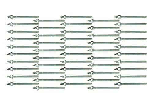 Isolbau Ankerstangen M10 x 170 mm - 50 Stück ETA Zulassung Gewindestange Verbundanker verzinkt mit Mutter & Unterlegscheibe Schwerlast-Anker Schwerlast-dübel Isolbau Ankerstangen M10 x 170 mm - 50 Stück ETA Zulassung Gewindestange Verbundanker verzinkt mit Mutter & Unterlegscheibe Schwerlast-Anker Schwerlast-dübel von Isolbau