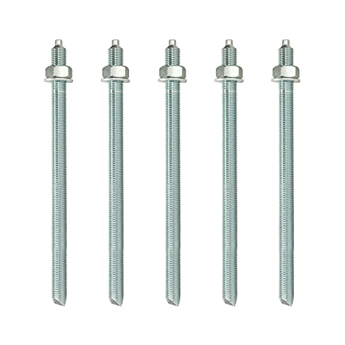 Isolbau Ankerstangen M12 x 260 mm - 5 Stück ETA Zulassung Gewindestange Verbundanker verzinkt mit Mutter & Unterlegscheibe Schwerlast-Anker Schwerlast-dübel Isolbau Ankerstangen M12 x 260 mm - 5 Stück ETA Zulassung Gewindestange Verbundanker verzinkt mit Mutter & Unterlegscheibe Schwerlast-Anker Schwerlast-dübel von Isolbau