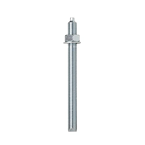Isolbau Ankerstangen M30 x 380 mm - 1 Stück ETA Zulassung Gewindestange Verbundanker verzinkt mit Mutter & Unterlegscheibe Schwerlast-Anker Schwerlast-dübel von Isolbau