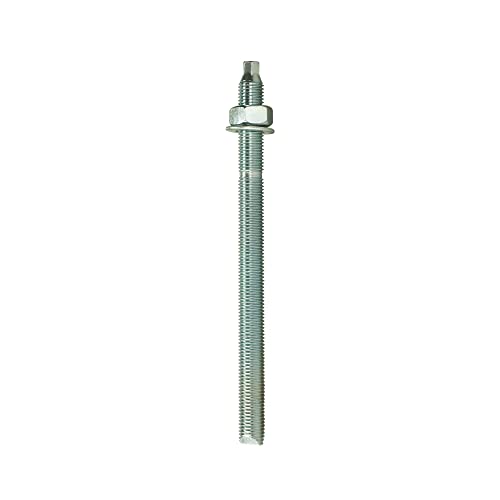 Isolbau Ankerstangen M8 x 160 mm - 1 Stück ETA Zulassung Gewindestange Verbundanker verzinkt mit Mutter & Unterlegscheibe Schwerlast-Anker Schwerlast-dübel Isolbau Ankerstangen M8 x 160 mm - 1 Stück ETA Zulassung Gewindestange Verbundanker verzinkt mit Mutter & Unterlegscheibe Schwerlast-Anker Schwerlast-dübel von Isolbau