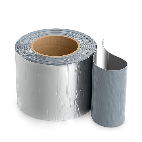 Isolbau Butyl Reparaturband - Aluminium, 100 mm x 10 m - Abdichtungsband für Dach, Loch, Rohr, Wohnmobile - Wasserdichter Schutz gegen Korrosion Witterung & UV-Bestrahlung - Selbstklebende Klebeband Isolbau Butyl Reparaturband - Aluminium, 100 mm x 10 m - Abdichtungsband für Dach, Loch, Rohr, Wohnmobile - Wasserdichter Schutz gegen Korrosion Witterung & UV-Bestrahlung - Selbstklebende Klebeband von Isolbau