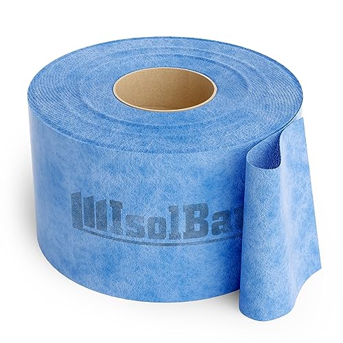 Isolbau Dichtband P3 Blau - 50 m Abdichtband Wasserdichtes Dichtungsband für Sanitär, Dusche, Bad und Fliesen, Balkon und Terrasse, Abdichtung für Innen- & Außenbereich - 120 mm von Isolbau