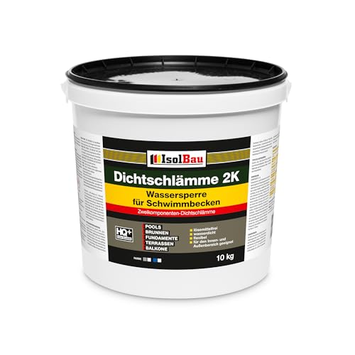 Isolbau Dichtschlämme 2K - 10 kg Wassersperre zur Abdichtung von Schwimmbecken, Pool, Brunnen, Balkon, Terrasse Isolbau Dichtschlämme 2K - 10 kg Wassersperre zur Abdichtung von Schwimmbecken, Pool, Brunnen, Balkon, Terrasse von Isolbau