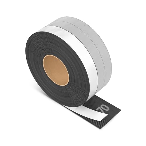 Isolbau - Fenster-Dichtungsband - 70 mm x 25 m Fensterdichtband für Innen- und Außenbereich - Fensteranschlussband Selbstklebend Fensterband - Anschlussband für Fenster & Tür von Isolbau