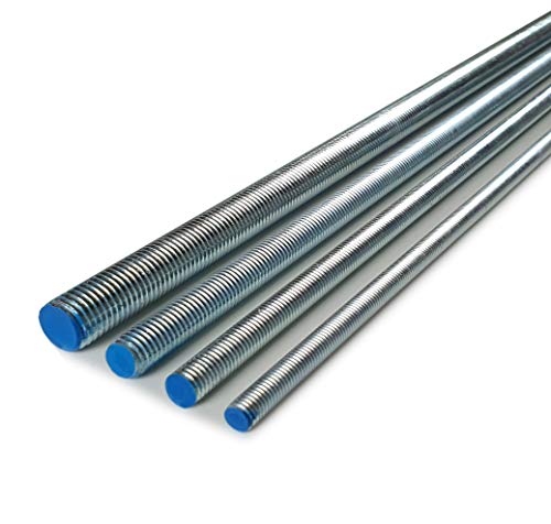 Isolbau Gewindestange - Gewindebolzen M10 x 1 m - Stahl 5.8 galvanisch verzinkt, DIN 975/976-10 Stück von Isolbau