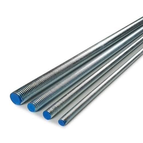 Isolbau Gewindestange M12 x 1 m - Gewindebolzen - Stahl 5.8 galvanisch verzinkt, DIN 975/976-20 Stück von Isolbau