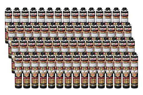 Isolbau Mauermörtel 60 x 750ml Pistolenschaum Montageschaum Klebeschaum 3 in 1 PU-Mörtel Isolbau Mauermörtel 60 x 750ml Pistolenschaum Montageschaum Klebeschaum 3 in 1 PU-Mörtel von Isolbau
