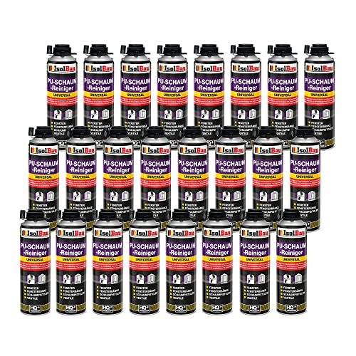 Isolbau PU-Schaum Reiniger - 24 x 500 ml Dose Schaumreiniger für PU-Schaumpistolen, Pistolenreiniger, Reinigungsmittel, Entfetter, Ventile & Oberflächen Isolbau PU-Schaum Reiniger - 24 x 500 ml Dose Schaumreiniger für PU-Schaumpistolen, Pistolenreiniger, Reinigungsmittel, Entfetter, Ventile & Oberflächen von Isolbau