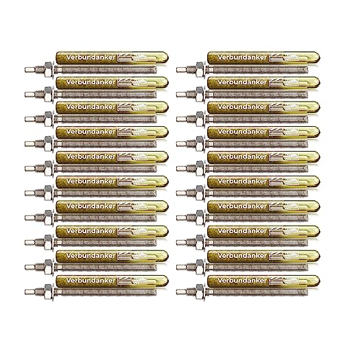 Isolbau Verbundanker Set - Verbundankerpatrone styrolfrei V08 + Ankerstange aus A4 Stahl M8 x 110 - ETA Zulassung - 20 Stück Isolbau Verbundanker Set - Verbundankerpatrone styrolfrei V08 + Ankerstange aus A4 Stahl M8 x 110 - ETA Zulassung - 20 Stück von Isolbau