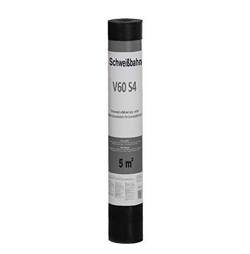 Isolbau Schweißbahn V60 S4 talkumiert - Bitumenbahn mit Glasvlies-Einlage zur Dachabdichtung - 1 x 5 m² Rolle Isolbau Schweißbahn V60 S4 talkumiert - Bitumenbahn mit Glasvlies-Einlage zur Dachabdichtung - 1 x 5 m² Rolle von Isolbau