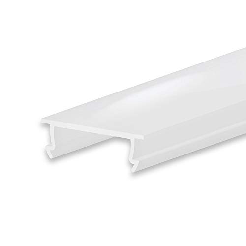 Abdeckung COVER40 opal/satiniert 200cm für Profil PURE12/PURE14/STAIRS13 von Isoled
