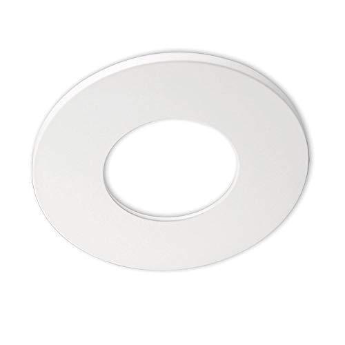 Cover Aluminium RUND für Einbaustrahler Sys-68, Weiß matt von Isoled