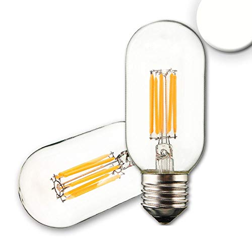 E27 LED Filament T45 8W neutralweiß, 360°, dimmbar von Isoled