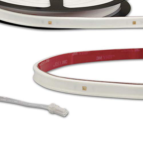 LED UV-C MiniAMP Flexband 270nm, 12V DC, 3W, IP54, 58cm, weiß, einseitig Kabel mit male-Stecker von Isoled