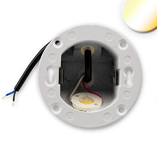 Outdoor LED Wandeinbauleuchte Sys-Wall68, 3W, IP44, ColorSwitch 3000K|4000K|6000K, inkl. Einputzdose von Isoled