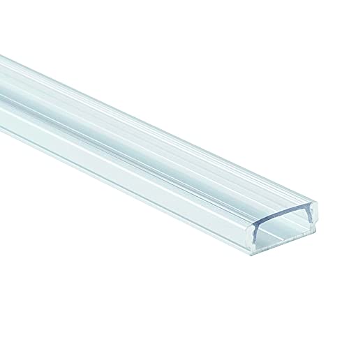 Isolicht Einbauprofil für LED Streifen | 6 Meter inkl. Abdeckung | zum Schutz für LED Strips | für Bastler, Elektriker und Handwerker (Weiß - inkl. klarer Abdeckung, 6 Meter (3x2 Meter)) von Isolicht