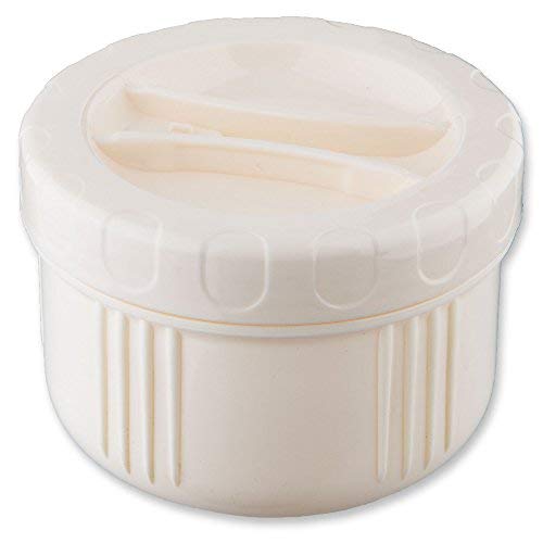 Isosteel VA-PC9683-300 Kunststoff-Container 300 ml für 1,5 L Isolierbehälter VA-9683/VA-9683AT, Creme, 12 cm von Isosteel