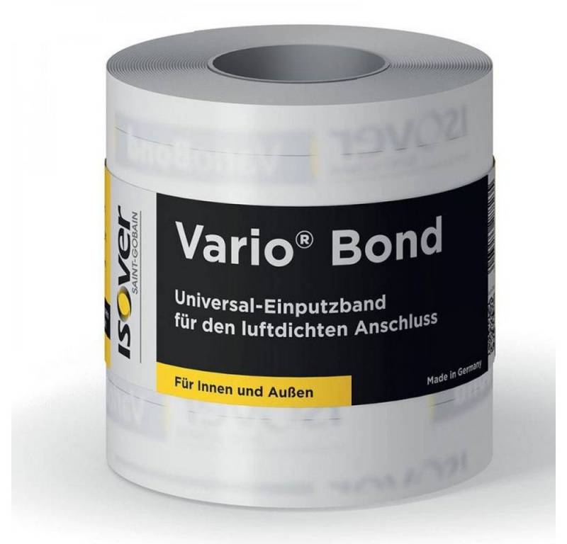 Isover Dampfsperrklebeband Isover VarioBond Luftdichtes überputzbares Anschlussband für Dampfb von Isover
