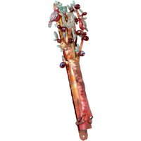 Einzigartige, Von Der Natur Inspirierte Kupfer-Mezuzah-Hülle Mit Swarovski-Kristallen - Einzigartige Jejuda-Kunst von IsraeliJudaica