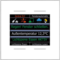 Issendorff Glas-Farbdisplay 2,8Z 4Ta. +Temp.Sensor,ws LCN - GT4DW von Issendorff