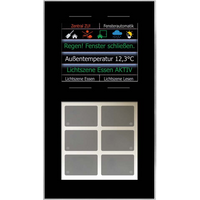 Issendorff Glas-Tastenfeld sw 10Ta.6LED 2,8Disp LCN - GT10DB von Issendorff