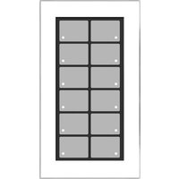Issendorff Glas-Tastenfeld weiß m. 12 Tasten LCN - GT12W - 30044 von Issendorff