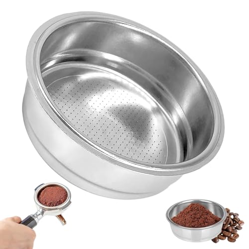 51mm Filterkorb Kaffeesieb Espresso Sieb kompatibel mit Espressomaschine - Wiederverwendbare Edelstahl Siebträgerfilterkorb, Qualitäts Espressozubehör von Issimober