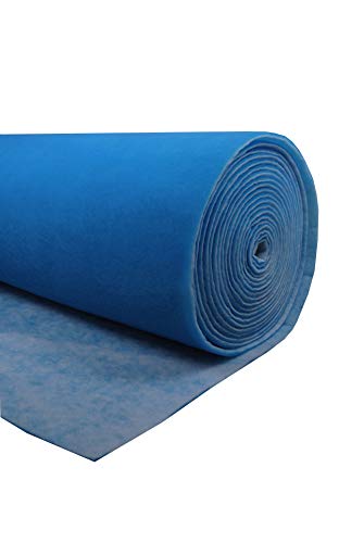 Luftfiltermatte G2-G3-G4 (EU4) 1m x 2m, 10 bis 20mm wählbare Filtermatte Filterflies (EN 779) (G2) von ISTA TOOLS
