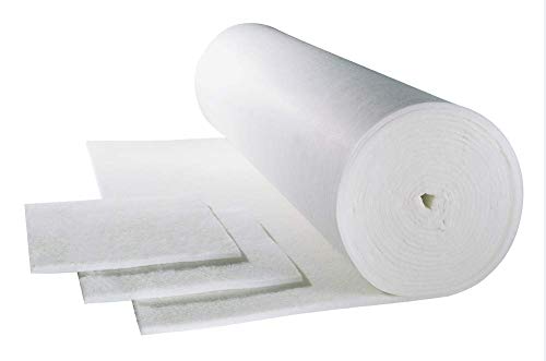 Luftfiltermatte G2-G3-G4 (EU4) 1m x 2m, 10 bis 20mm wählbare Filtermatte Filterflies (EN 779) (G3) von ISTA TOOLS