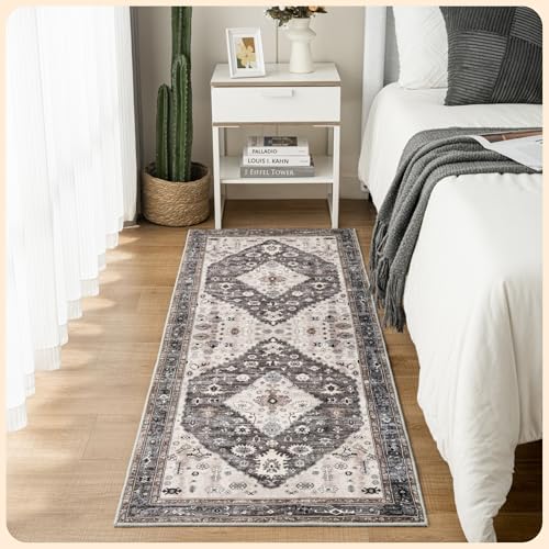 Istana Flurläufer Teppich 5 x 20 cm – Dunkelgrau/Blau/Rose Mauve Eingangs-Teppich Seide's Soft Touch Läufer für Flur – Stilvoller Küchenläufer rutschfest Istana Flurläufer Teppich 5 x 20 cm – Dunkelgrau/Blau/Rose Mauve Eingangs-Teppich Seide's Soft Touch Läufer für Flur – Stilvoller Küchenläufer rutschfest von Istana