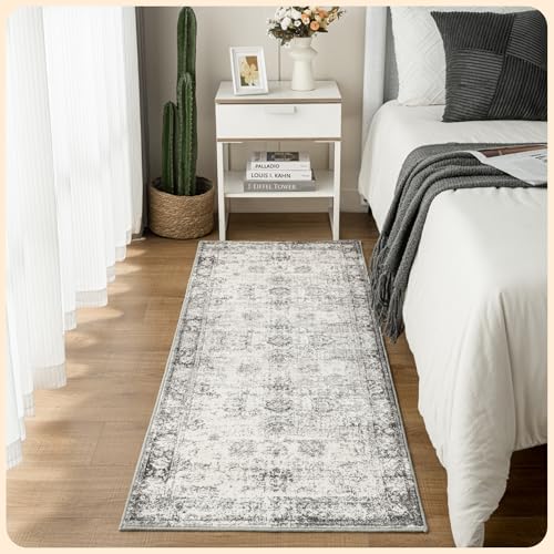 Istana Flurläufer Teppich 5 x 20 cm – Weiß Creme/Grau Eingangs-Teppich Seide's Soft Touch Läufer für Flur – Stilvoller Küchenläufer rutschfest Istana Flurläufer Teppich 5 x 20 cm – Weiß Creme/Grau Eingangs-Teppich Seide's Soft Touch Läufer für Flur – Stilvoller Küchenläufer rutschfest von Istana