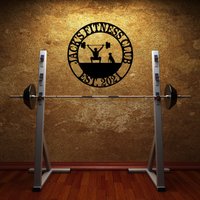 Home Gym Schild | Individuelles Turn-Dekor, Turn-Schild, Individuelle Gym-Zeichen, Personalisiertes Wall Art von IstanbulStores