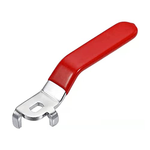 1 x roter Hebelgriff für Kugelhahn, Gesamtlänge 93 mm, Lochgröße 5 x 8 mm, Lochstärke 2 mm (5 x 8 x 2 mm) von It Works Great