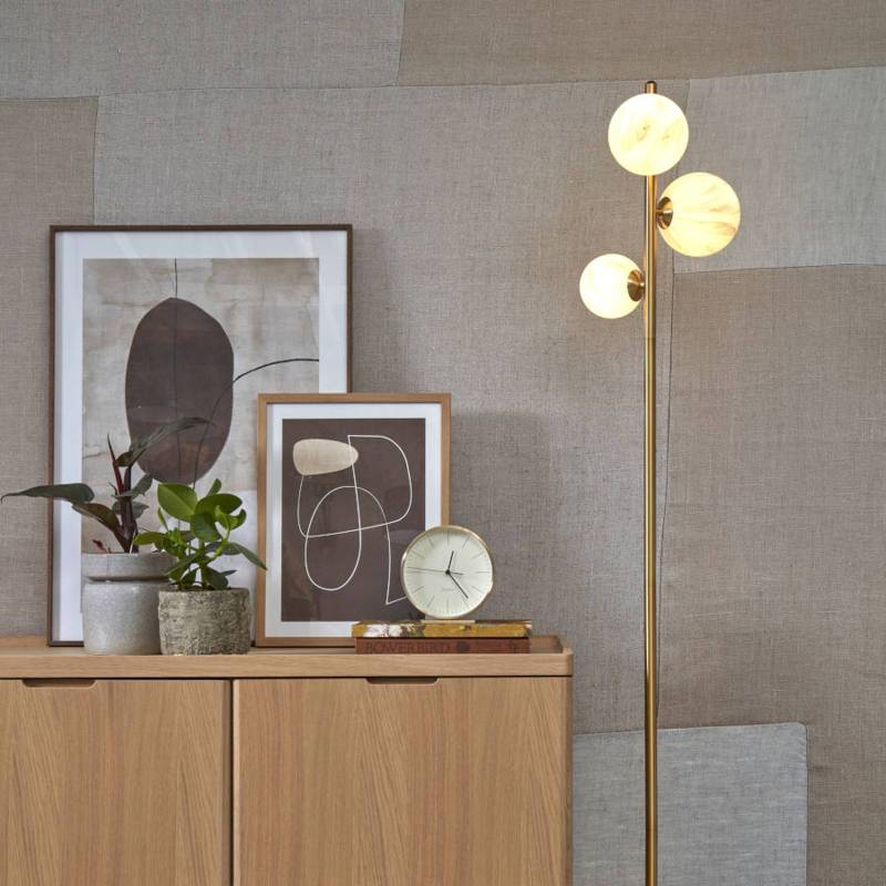 IT'S ABOUT ROMI Carrara Stehlampe 3-flg marmoriert von IT´S ABOUT ROMI