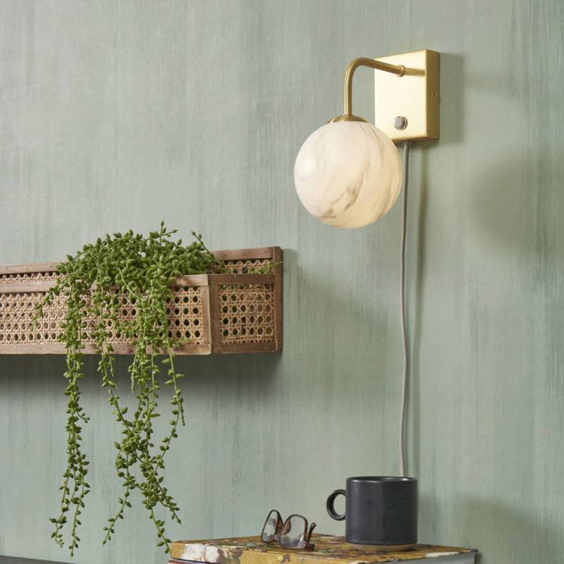 IT'S ABOUT ROMI Carrara Wandlampe gold/marmor von IT´S ABOUT ROMI