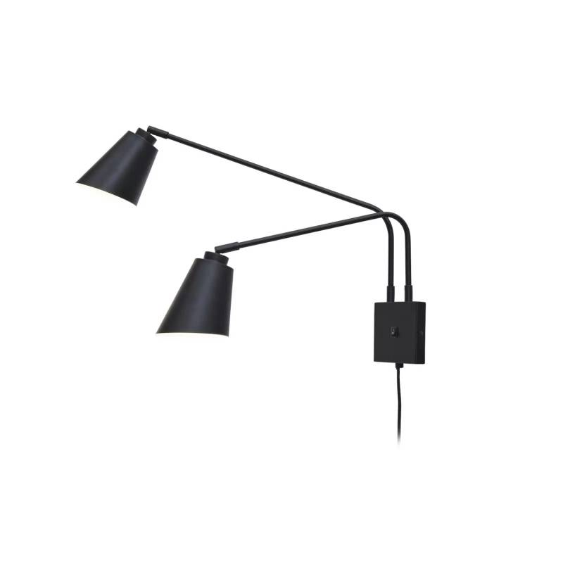 B-Ware It's About Ro Mi Bremen Wandleuchte Wandlampe Leselampe Wohnzimmerlampe Schwarz von It's about RoMi