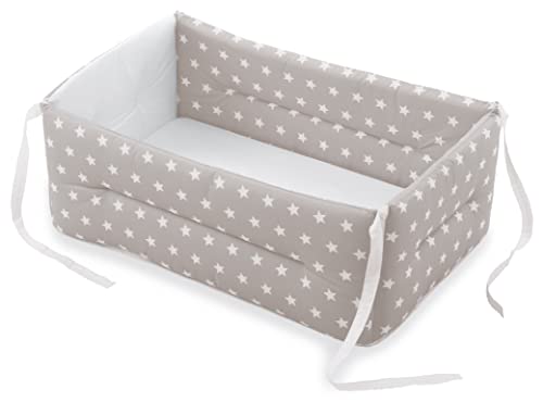 Italbaby Reduzierer für Bett, Bebe' Sterne Taupe von Italbaby