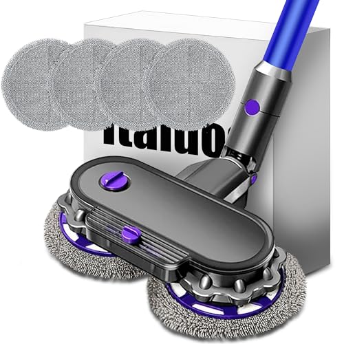 Italdos 3-in-1-Bürste, kompatibel mit Dyson V7 V8 V10 V11 V15 – Saugen, Waschen und Polieren – 4 Mikrofasertücher, Wassertank von Italdos