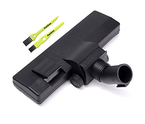 Italdos Bodendüse Universal Bürste 32mm kompatibel für Electrolux Rowenta Miele Dirt Devil Staubsaugerdüse mit Rädern für Teppich oder Fliesen von Italdos