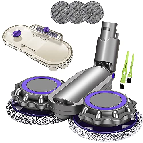 Italdos Bodendüse kompatibel mit Dyson V6 DC58 DC59 DC61 DC62 Motorisierter Mopp Lava Bodenpolitur Marmor Parkett inklusive Mikrofasertuch und Wassertank von Italdos