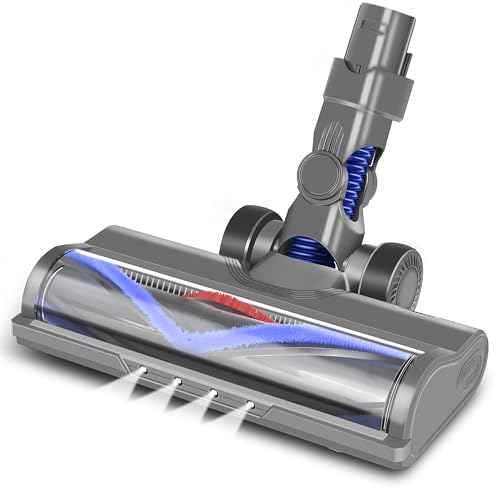 Italdos Motorisierte elektrische Turbobürste kompatibel mit Dyson V6 DC62 DC61 DC58 DC59 Bürstenrolle mit Mischborsten und automatischem LED-Licht Italdos Motorisierte elektrische Turbobürste kompatibel mit Dyson V6 DC62 DC61 DC58 DC59 Bürstenrolle mit Mischborsten und automatischem LED-Licht von Italdos