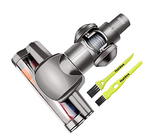 Italdos Turbinendüse Elektrische Bürste kompatibel für Dyson V6 DC58 DC59 DC61 DC62 Parkettbürste mit Weiche Rollen Einfache Reinigung mit Quick Release Italdos Turbinendüse Elektrische Bürste kompatibel für Dyson V6 DC58 DC59 DC61 DC62 Parkettbürste mit Weiche Rollen Einfache Reinigung mit Quick Release von Italdos