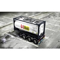 Italeri 3929 Tecnokar Trailer w/ 20ft Tank Truckmodell Bausatz 1:24 von Italeri