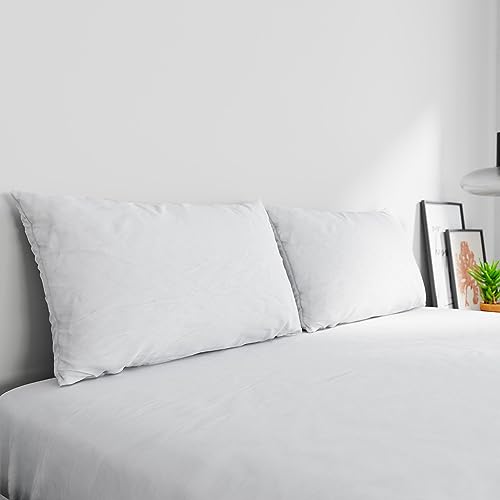 1 Paar Kissenbezüge Elegant, Made in Italy, Weiß, 52 x 82 cm von Italian Bed Linen